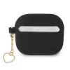 Guess GUA3LSCHSK AirPods 3 -silikonikotelo musta Charm Heart Collection