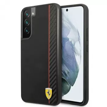 Ferrari FESAXHCS22MBK S22+ S906 musta kova kotelo, On Track Carbon Stripe