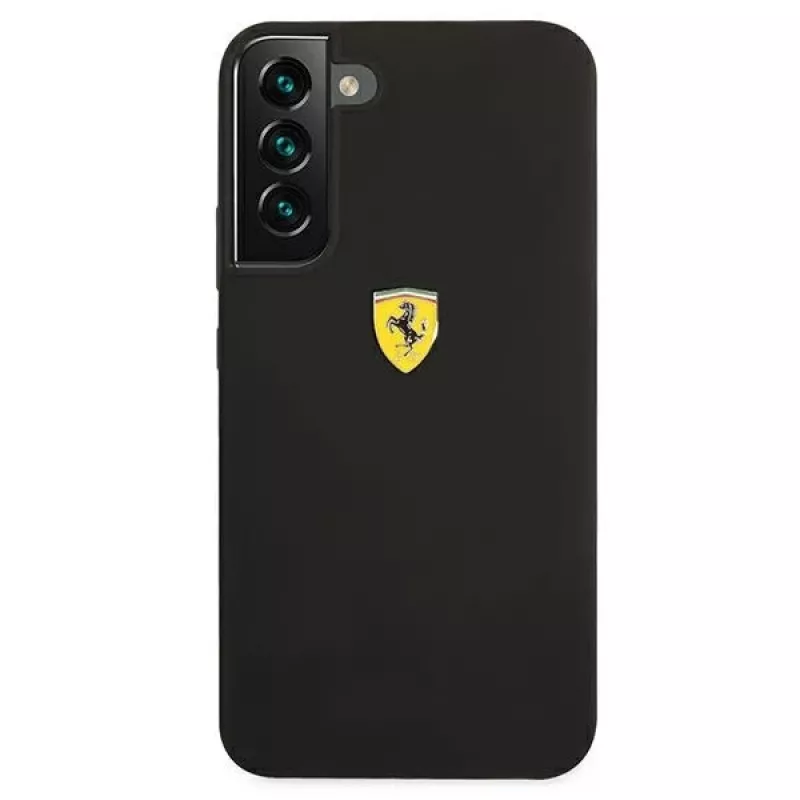 Ferrari FESSIHCS22MBK S22+ S906 musta kova kotelo, On Track Silicone