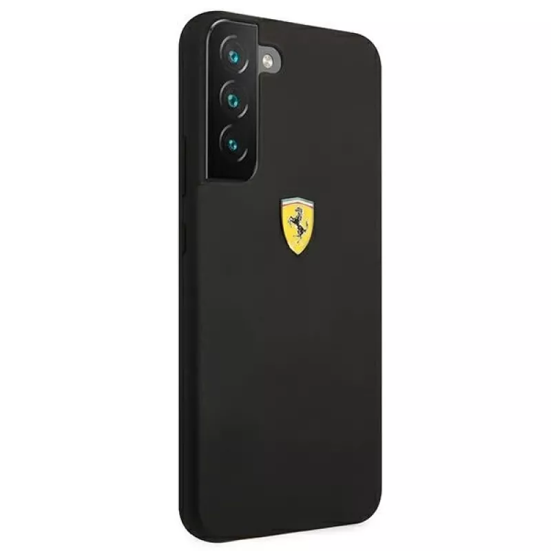 Ferrari FESSIHCS22MBK S22+ S906 musta kova kotelo, On Track Silicone