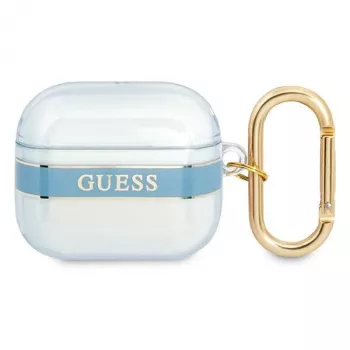 Guess GUA3HHTSB Strap Collection Apple AirPods 3. sukupolven -suojakotelo - sininen