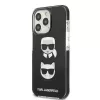 Karl Lagerfeld KLHCP13XTPE2TK kova kotelo Apple iPhone 13 Pro Max 6,7 inch -puhelimeen, musta Karl & Choupette Head