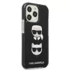 Karl Lagerfeld KLHCP13XTPE2TK kova kotelo Apple iPhone 13 Pro Max 6,7 inch -puhelimeen, musta Karl & Choupette Head