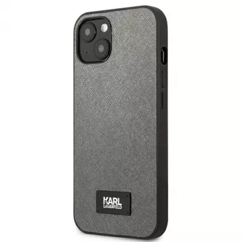 Karl Lagerfeld Saffiano Plaque -kova kotelo Apple iPhone 13 Mini 5,4