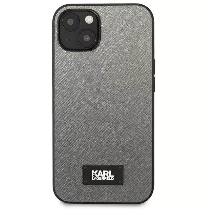 Karl Lagerfeld Saffiano Plaque -kova kotelo Apple iPhone 13 Mini 5,4