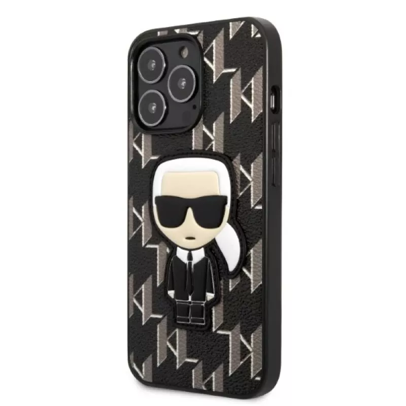 Karl Lagerfeld KLHCP13LPMNIKBK kova kotelo iPhone 13 Pro / 13 6,1