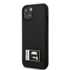 Karl Lagerfeld KLHCP13S3DKPK Ikonik Patch kova kotelo iPhone 13 mini, musta