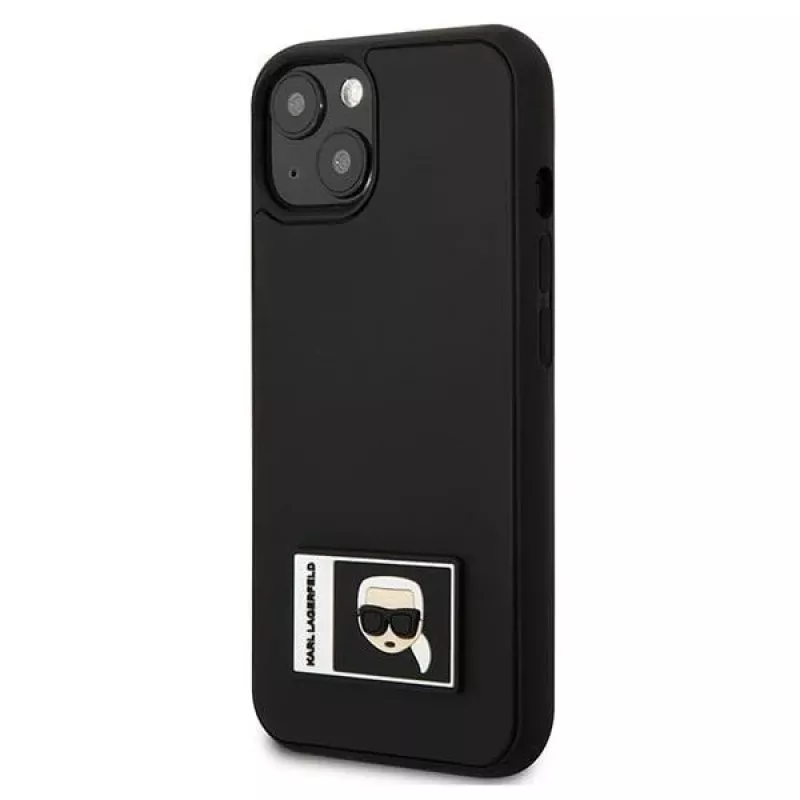 Karl Lagerfeld KLHCP13M3DKPK Ikonik Patch kova kotelo iPhone 13/14/15 6,1
