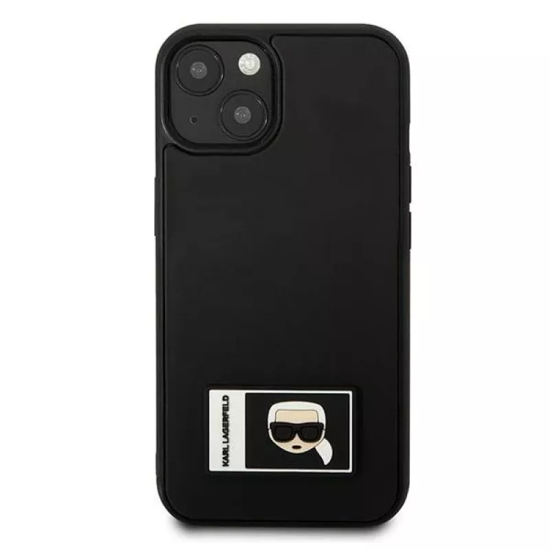 Karl Lagerfeld KLHCP13M3DKPK Ikonik Patch kova kotelo iPhone 13/14/15 6,1