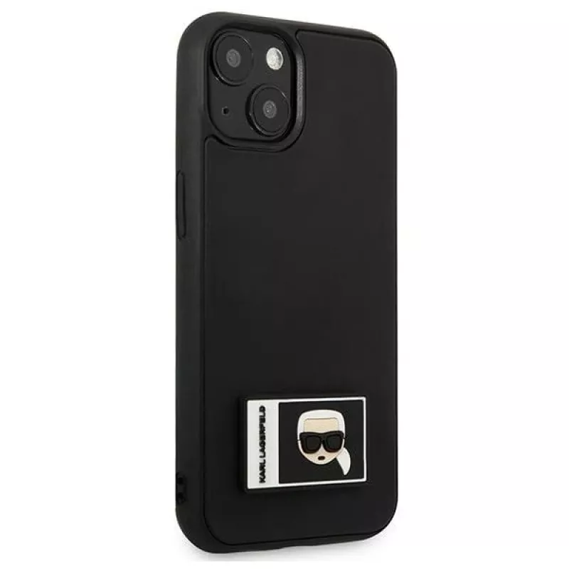 Karl Lagerfeld KLHCP13M3DKPK Ikonik Patch kova kotelo iPhone 13/14/15 6,1