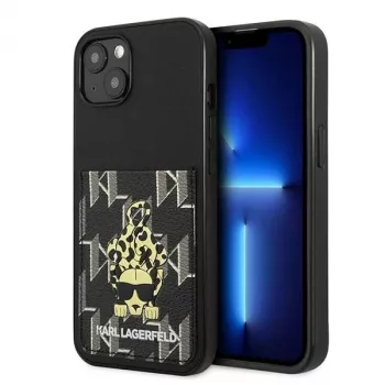 Karl Lagerfeld KF001284 Karlimals Cardslot kova kotelo iPhone 13/14/15 6,1