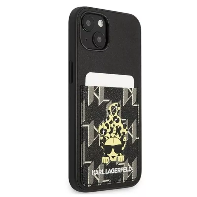Karl Lagerfeld KF001284 Karlimals Cardslot kova kotelo iPhone 13/14/15 6,1
