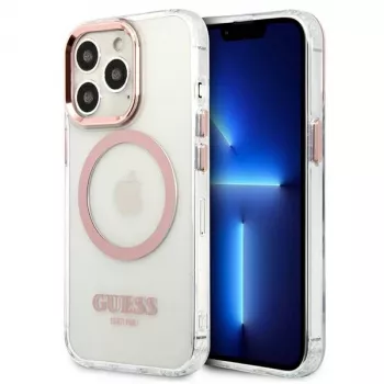 Guess Metal Outline MagSafe kova kotelo iPhone 13 Pro / 13 6,1