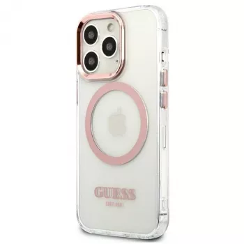 Guess Metal Outline MagSafe kova kotelo iPhone 13 Pro / 13 6,1