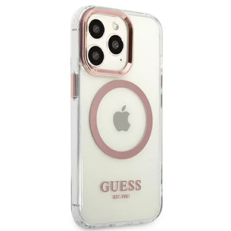 Guess Metal Outline MagSafe kova kotelo iPhone 13 Pro / 13 6,1
