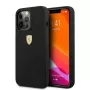 Ferrari FESSIHMP13LBK iPhone 13 Pro / 13 silikonikova kotelo MagSafe musta