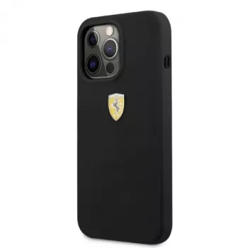 Ferrari FESSIHMP13LBK iPhone 13 Pro / 13 silikonikova kotelo MagSafe musta