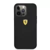 Ferrari FESSIHMP13LBK iPhone 13 Pro / 13 silikonikova kotelo MagSafe musta