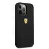 Ferrari FESSIHMP13LBK iPhone 13 Pro / 13 silikonikova kotelo MagSafe musta