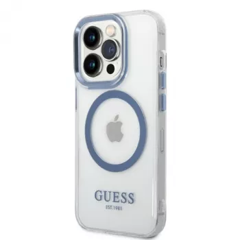 Guess Metal Outline MagSafe kova kotelo Apple iPhone 14 Pro Max 6,7