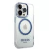 Guess Metal Outline MagSafe kova kotelo Apple iPhone 14 Pro Max 6,7