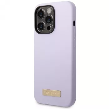 Guess GUHMP14LSBPLU silikonikova kotelo logolaatalla Apple iPhone 14 Pro 6,1