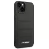 Karl Lagerfeld KLHCP14SPSQAK Puffy Elongated Logo kova kotelo Apple iPhone 13/14/15 6,1 inch - musta