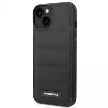 Karl Lagerfeld KF001090 Puffy Elongated Logo kova kotelo iPhone 14 Plus / 15 Plus 6,7