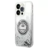 Karl Lagerfeld KLHCP14XLCRSGRS Liquid Glitter kova kotelo Apple iPhone 14 Pro Max 6,7