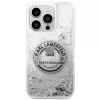 Karl Lagerfeld KLHCP14XLCRSGRS Liquid Glitter kova kotelo Apple iPhone 14 Pro Max 6,7