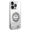 Karl Lagerfeld KLHCP14XLCRSGRS Liquid Glitter kova kotelo Apple iPhone 14 Pro Max 6,7