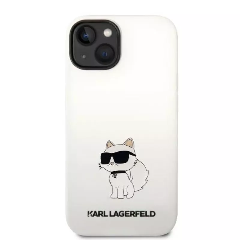 Karl Lagerfeld KLHMP14MSNCHBCH silikonikova kotelo MagSafe iPhone 14 Plus / 15 Plus 6,7