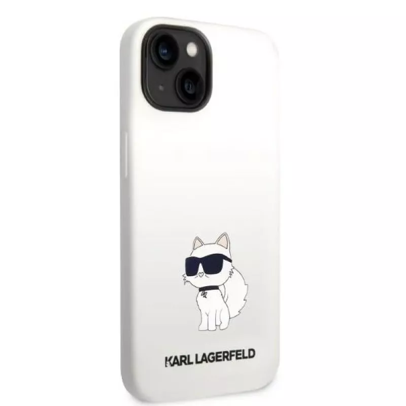 Karl Lagerfeld KLHMP14MSNCHBCH silikonikova kotelo MagSafe iPhone 14 Plus / 15 Plus 6,7