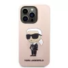 Karl Lagerfeld KLHCP14XSNIKBCP Ikonik silikonikova kotelo iPhone 14 Pro Max 6,7