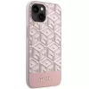 GUESS iPhone 13/14/15 pinkki kova kotelo GCube Stripes MagSafe
