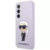 Karl Lagerfeld Ikonik silikonikotelo Samsung Galaxy S23+ (SM-S916) - violetti