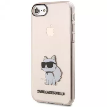 Karl Lagerfeld KLHCI8HNCHTCP Ikonik Choupette kova kotelo iPhone 7/8/SE 2020/SE 2022, pinkki