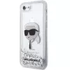 Karl Lagerfeld KLHCI8LNKHCH kova kotelo glitter Karl Head iPhone 7/8/SE 2020/SE 2022, hopea