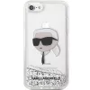 Karl Lagerfeld KLHCI8LNKHCH kova kotelo glitter Karl Head iPhone 7/8/SE 2020/SE 2022, hopea