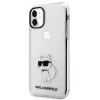 Karl Lagerfeld Ikonik Choupette kova kotelo Apple iPhone 11 / XR 6,1 inch läpinäkyvä