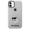 Karl Lagerfeld Ikonik Choupette kova kotelo Apple iPhone 11 / XR 6,1 inch läpinäkyvä