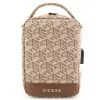 Guess GUHBHGCFSEW järjestelijälaukku ruskea GCube Stripe