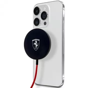 Ferrari FECBMSMENK 15W MagSafe langaton latausalusta - musta