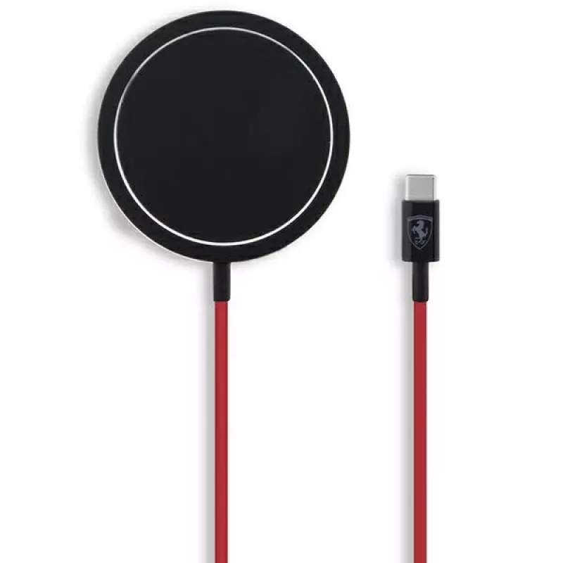 Ferrari FECBMSMENK 15W MagSafe langaton latausalusta - musta