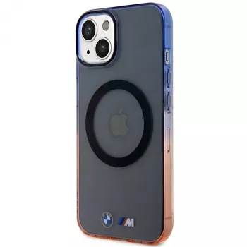 BMW iPhone 13/14/15 harmaa Hardcase Gradient Bumper MagSafe