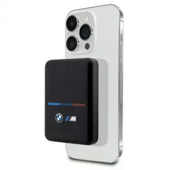 BMW M Collection MagSafe varavirtalähde 5000mAh 15W langaton laturi USB-C-kaapelilla musta