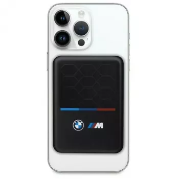 BMW M Collection MagSafe varavirtalähde 5000mAh 15W langaton laturi USB-C-kaapelilla musta