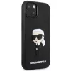 Karl Lagerfeld KLHCP14M3DRKINK Hardcase Rubber Ikonik 3D iPhone 14 Plus / 15 Plus 6.7 musta