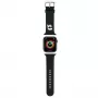 Karl Lagerfeld 3D Rubber Karl Head ranneke Apple Watch 38/40/41mm musta