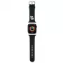 Karl Lagerfeld 3D Rubber Karl Head kellonranneke Apple Watch 42/44/45/49mm musta